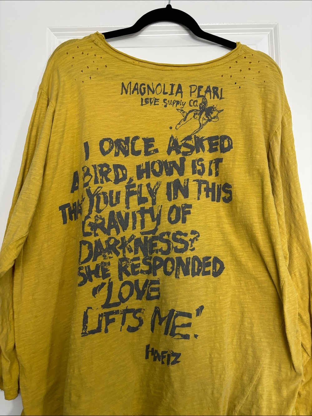 Magnolia Pearl Mustard Yellow Graphic Tee “I’m Just A Squirrel” Viggo Tee - Picture 6 of 8